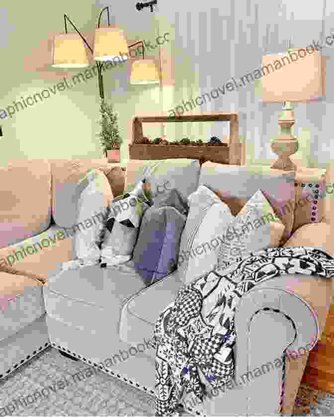 A Cozy Living Room With A Camel Afghan Draped Over A Couch Camel Crochet: Camel Afghans #1