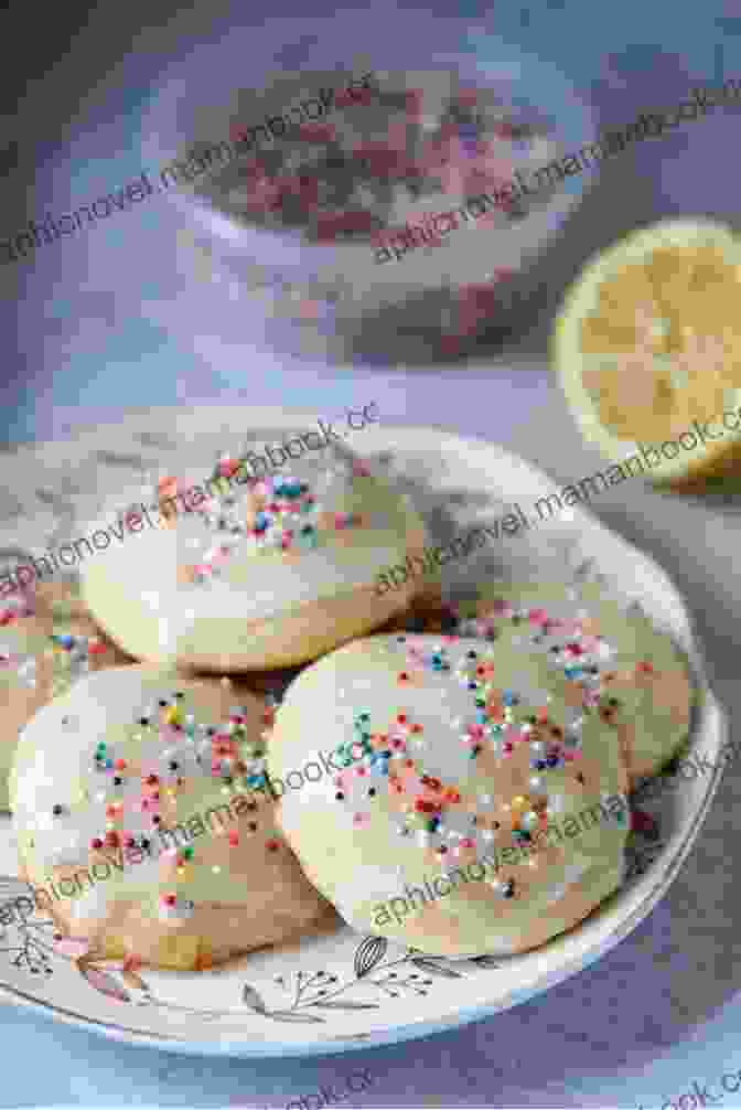 A Plate Of Delicate Lemon Ricotta Cookies, Sprinkled With Powdered Sugar The Barefoot Contessa Cookbook Ina Garten