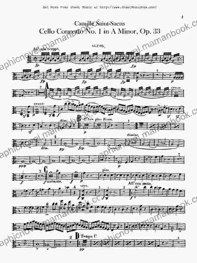 Cello Concerto No. 1 In A Minor, Op. 33 By Camille Saint Saëns, Published By Eulenburg Studienpartituren Cello Concerto No 1 A Minor: Op 33 (Eulenburg Studienpartituren)
