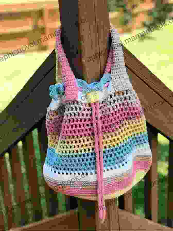 Crochet Tote Bag Row 1 Tote Bag Crochet Pattern: Orange Combo (Bags Crochet Patterns)