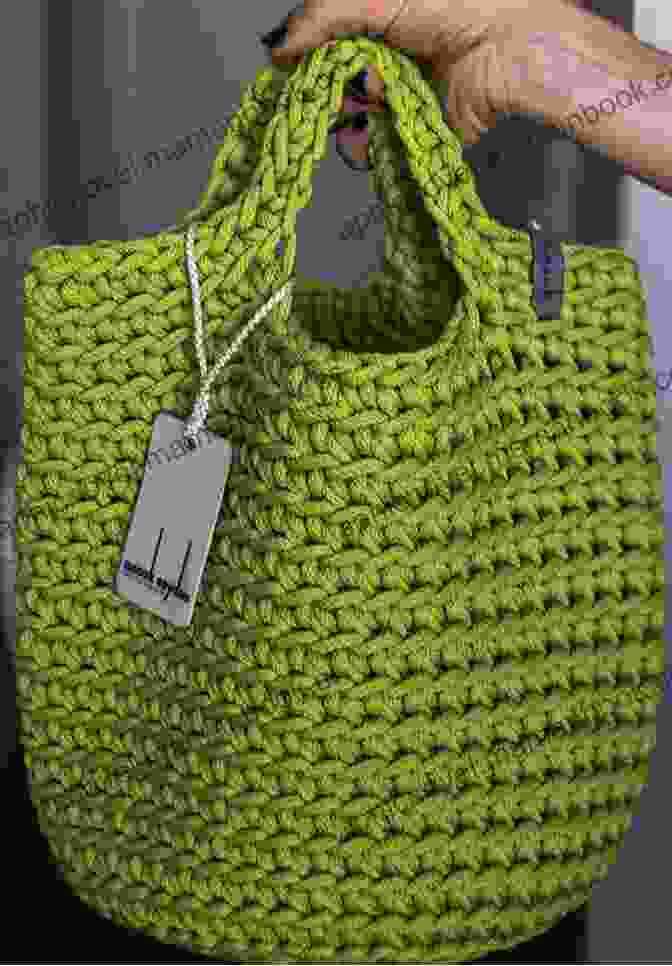 Crochet Tote Bag Row 11 Tote Bag Crochet Pattern: Orange Combo (Bags Crochet Patterns)