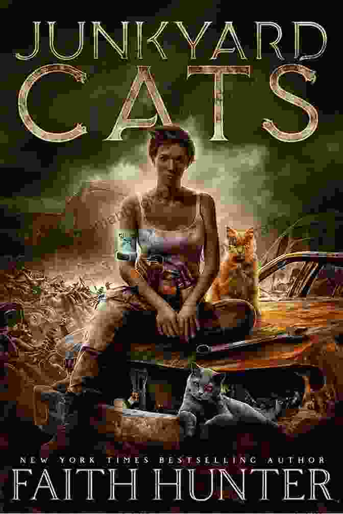 Junkyard Cats Circling Around A Woman With Glowing Eyes Junkyard Cats Faith Hunter