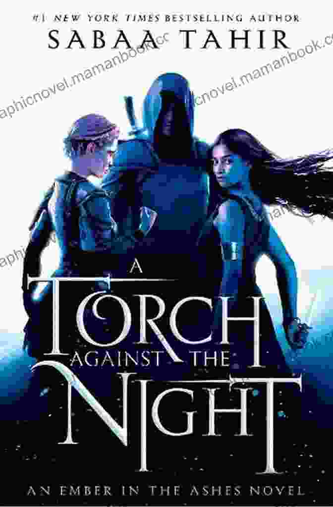 Torch Against The Night Book Cover Featuring Laia And Elias Standing Side By Side, Their Faces Illuminated By A Torch, With The Martial Empire's Symbol In The Background A Torch Against The Night (An Ember In The Ashes 2)