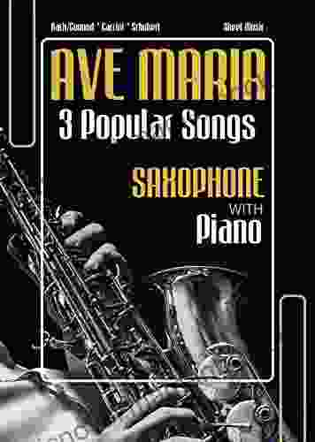 AVE MARIA 3 Popular Songs Sheet Music I Saxophone With Piano Accompaniment I Bach/Gounod Caccini Schubert DUO: Wedding Or Funeral Ceremony I Beautiful Classical Pieces For Saxophonists I Medium Level